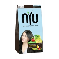 Kem Nhuộm Tóc NYU Creme Hair Color Natural Black - NYU