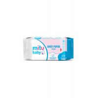 Khăn Giấy Ướt Cho Bé Mitu Baby Changing Diaper Wipes 50'S (BLUED) BOGOF