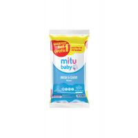 Khăn Giấy Ướt Cho Bé Mitu Baby Wet Tissue Fresh & Clean 40'S BOGOF (BLUE BERRY)